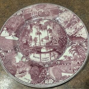 Vintage Scenic Dinner Plate